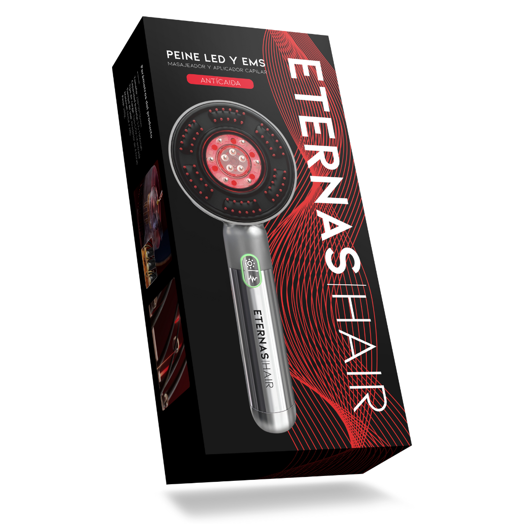 Peine Anticaída Capilar con Infrarroja y Microcorriente