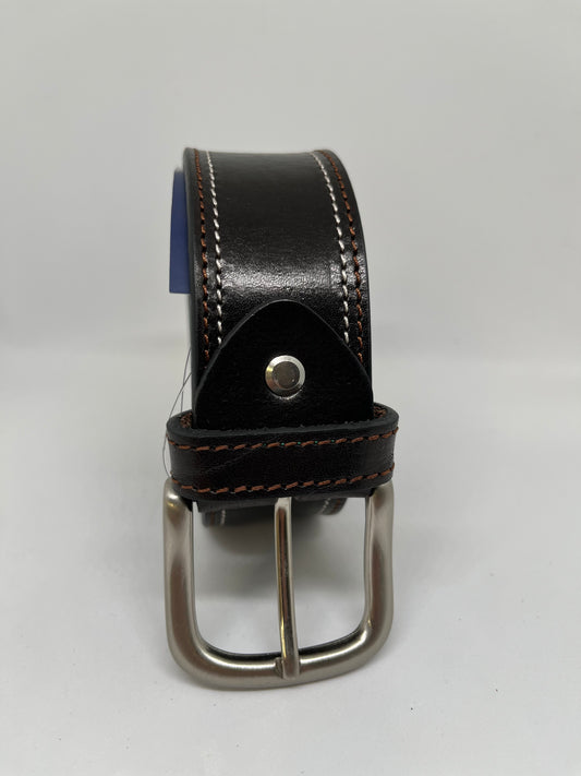 Cinturón 2 Cosidos Marrón