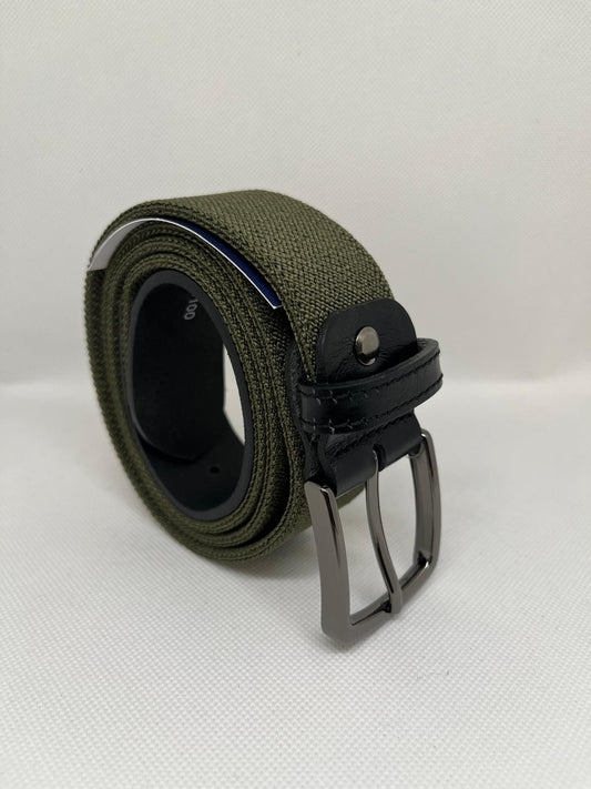 Cinturón loneta verde