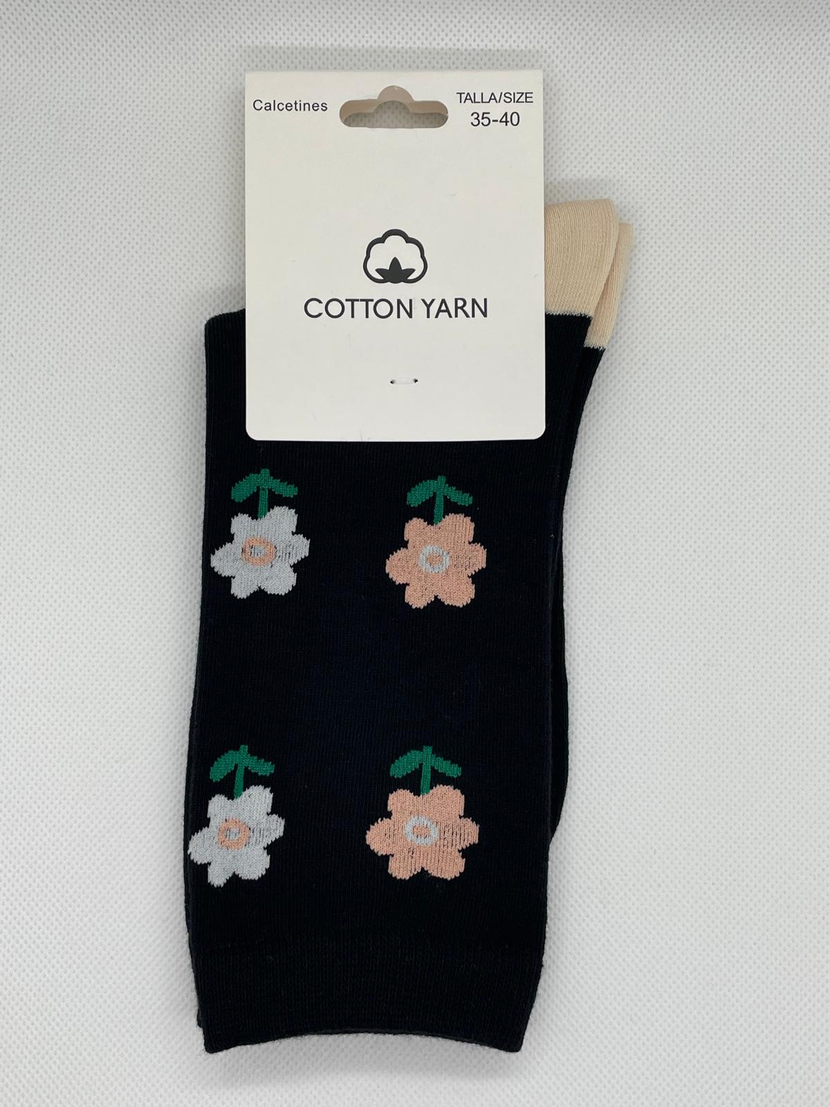 Calcetines florales