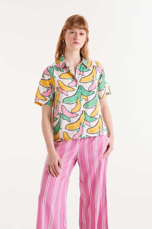 Camisa estampada Banana