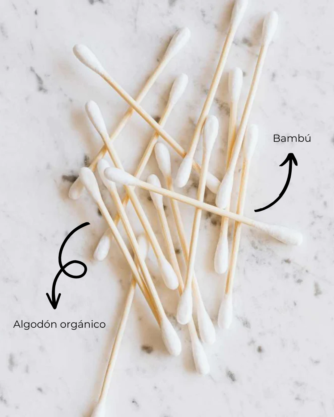 Bastoncillos de Algodón Orgánico