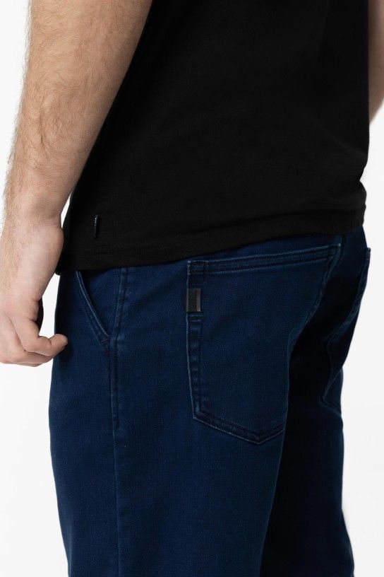 Bermuda denim oscuro Índigo