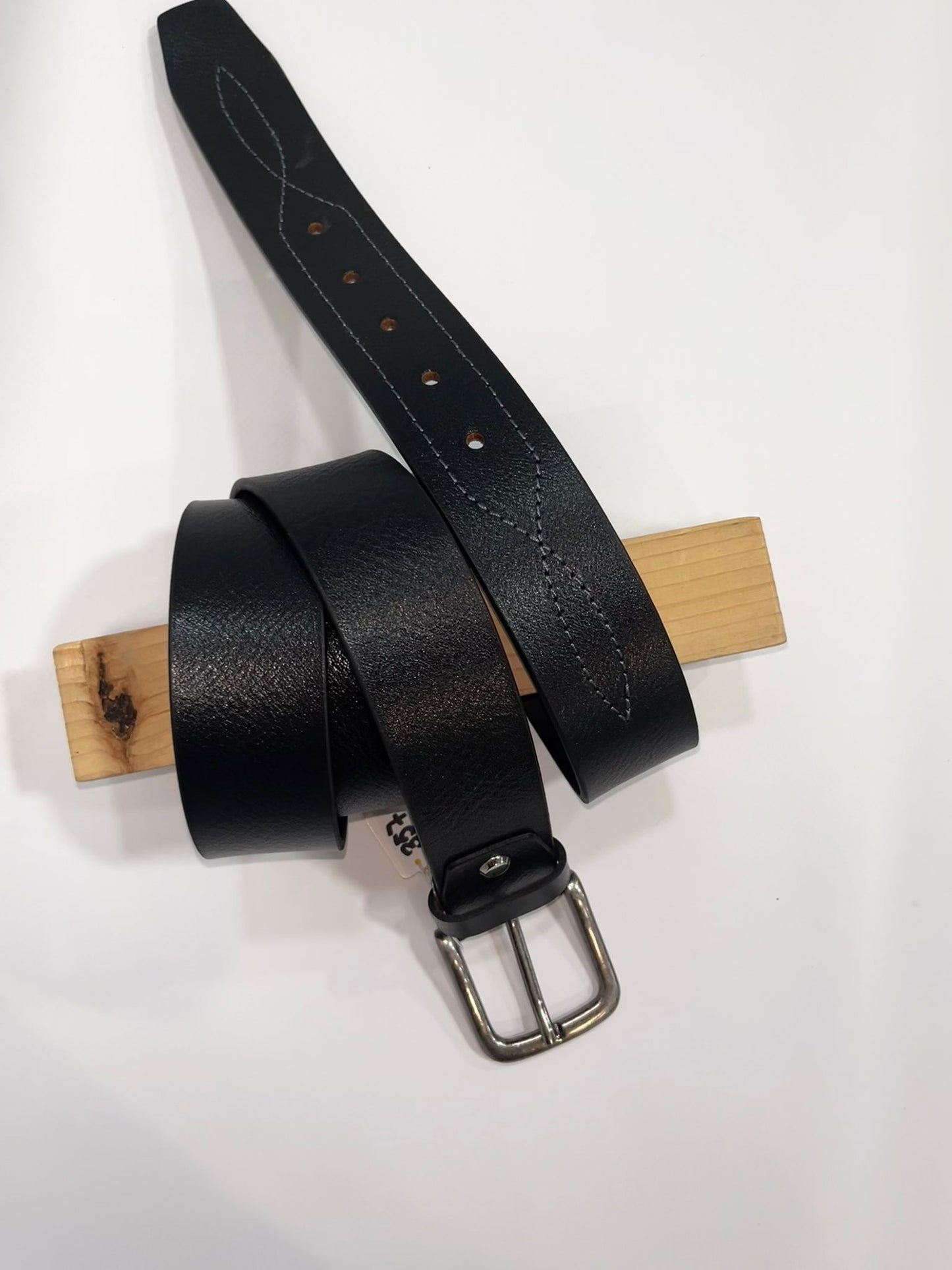 Cinturón Pespunteado negro