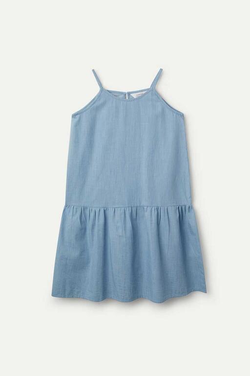 Vestido fluido Denim