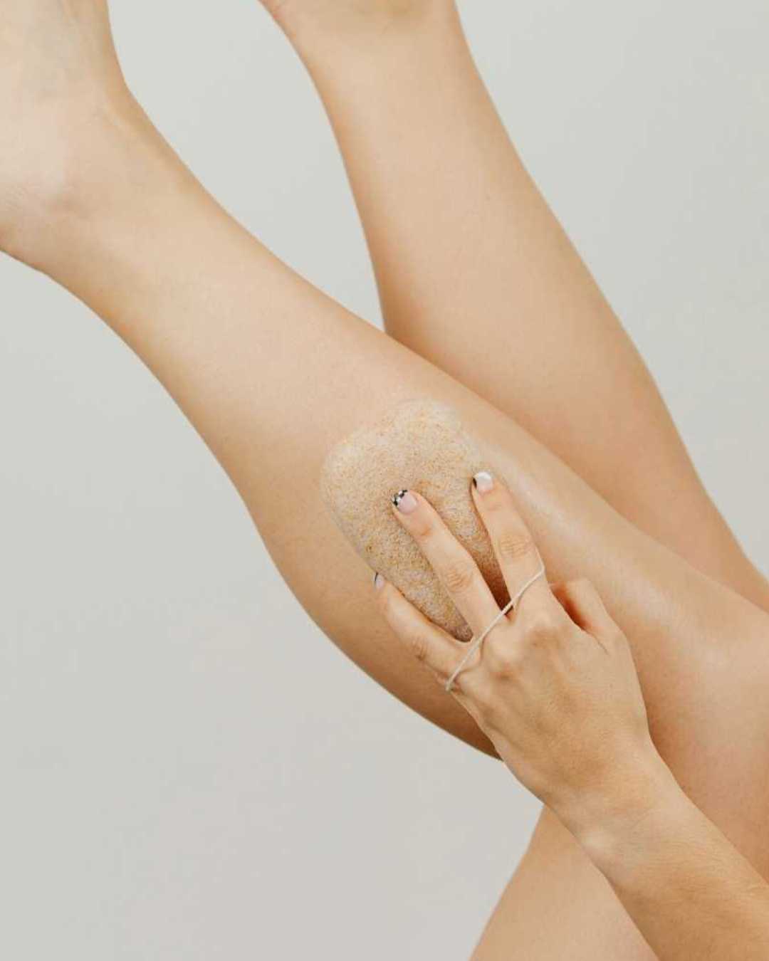 Esponja Konjac Corporal Exfoliante con Nuez