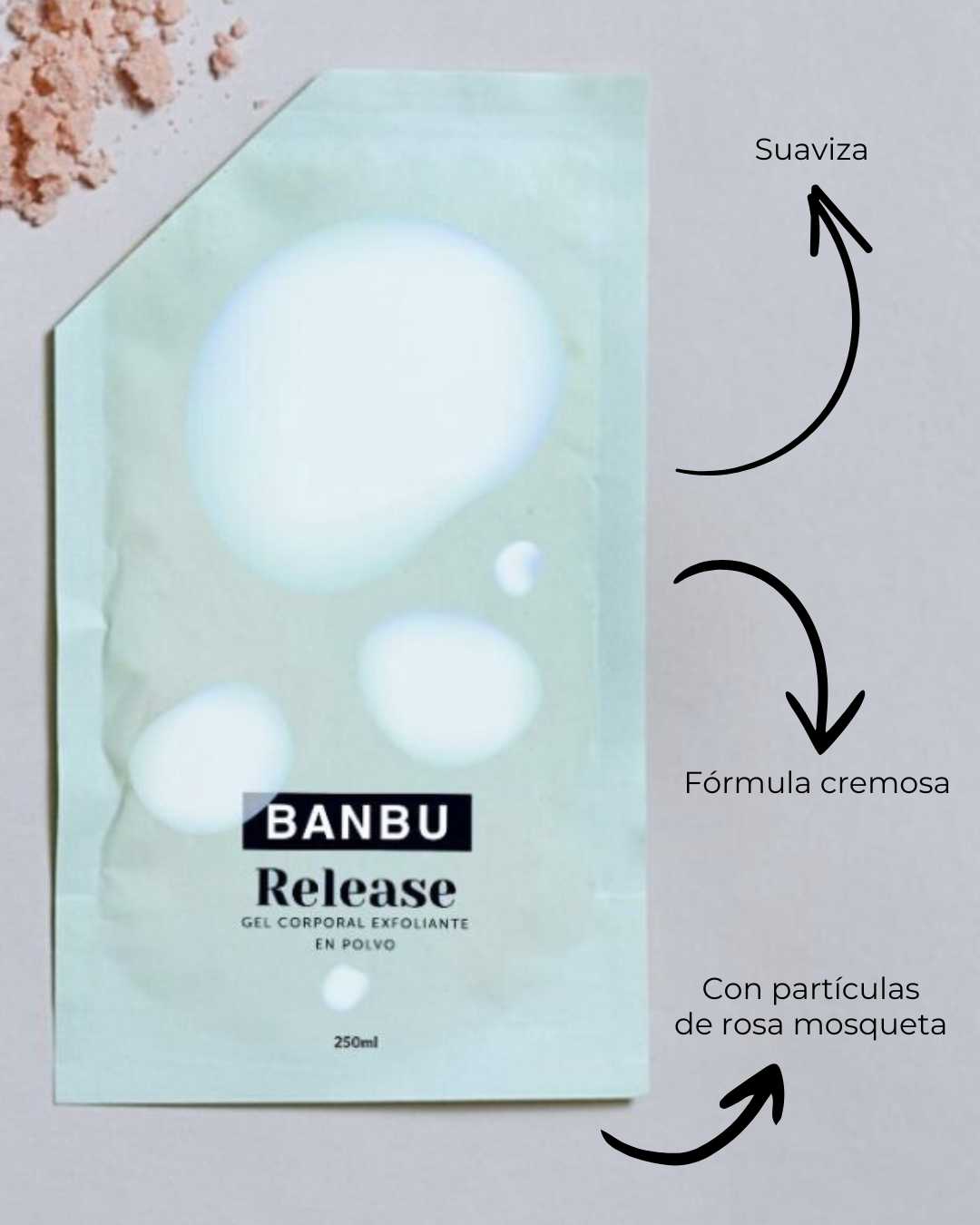 Gel de Ducha en Polvo ECO Exfoliante RELEASE