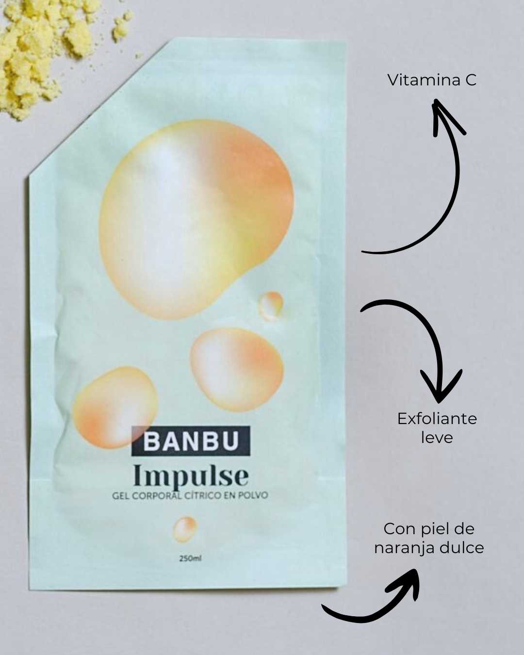 Gel de Ducha en Polvo ECO Cítrico IMPULSE