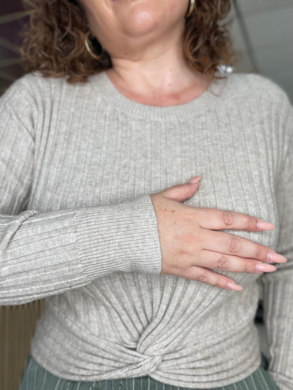 Jersey de nudo beig Mariona