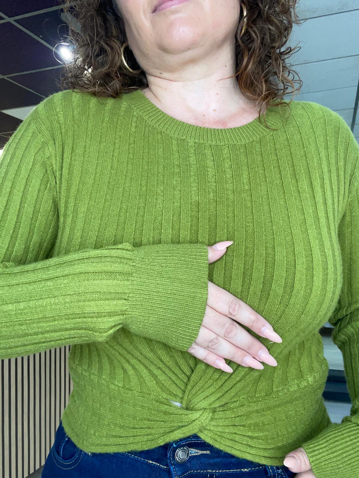 Jersey de nudo verde Mariona