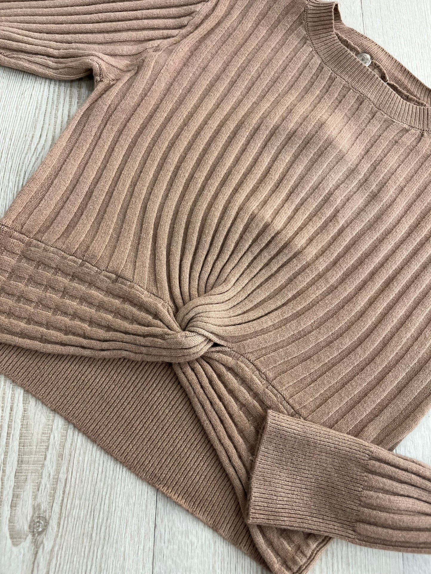 Jersey de nudo camel Mariona