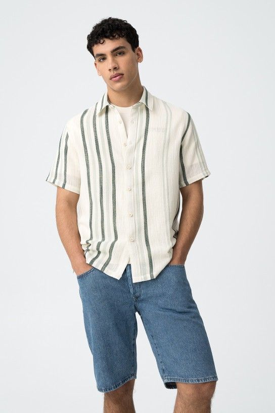 Camisa de rayas Meridian
