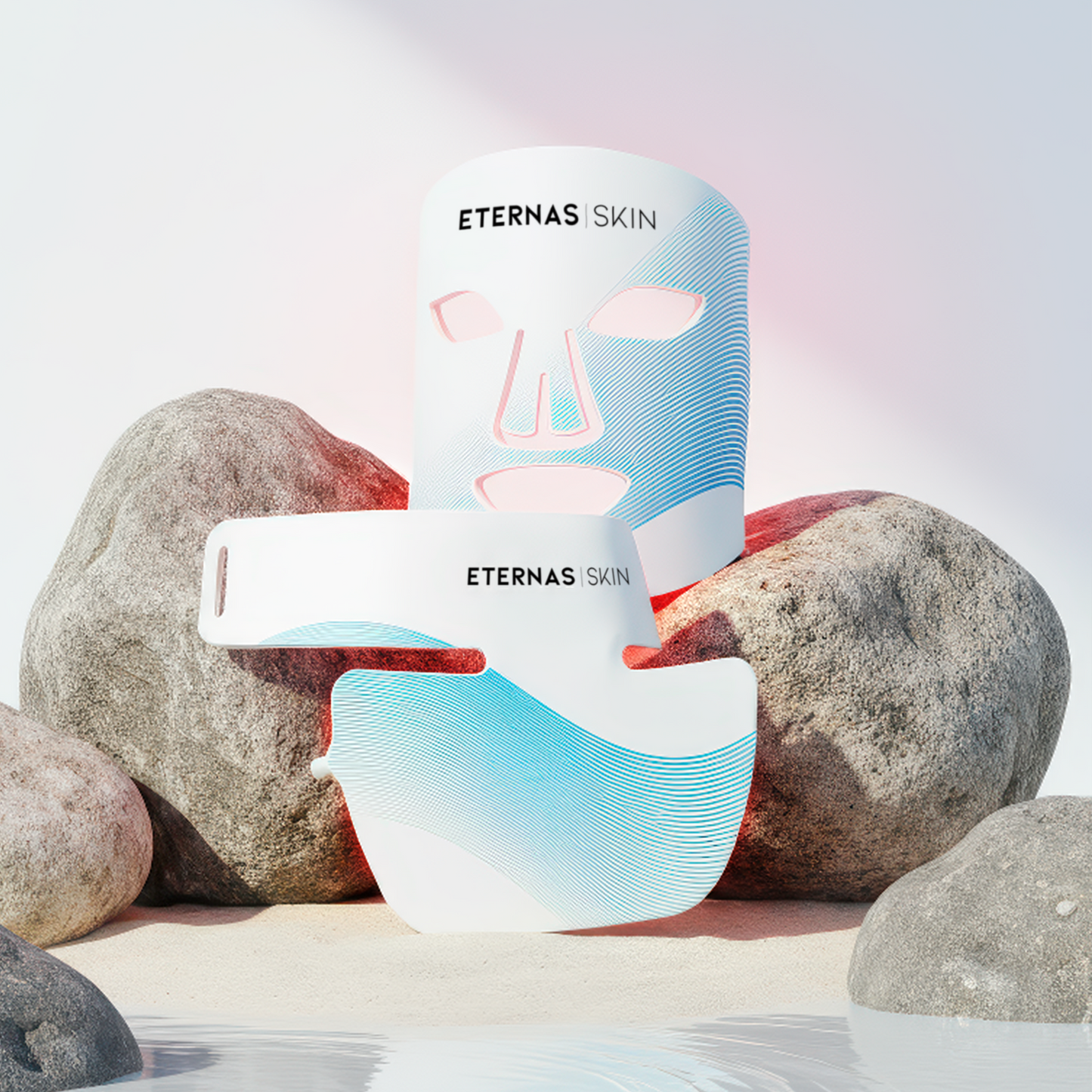 Kit Completo de Máscaras LED Infrarrojas 850nm – Silicona Médica para Rostro, Cuello y Escote