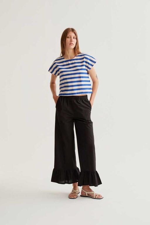 Top Bamboo azul