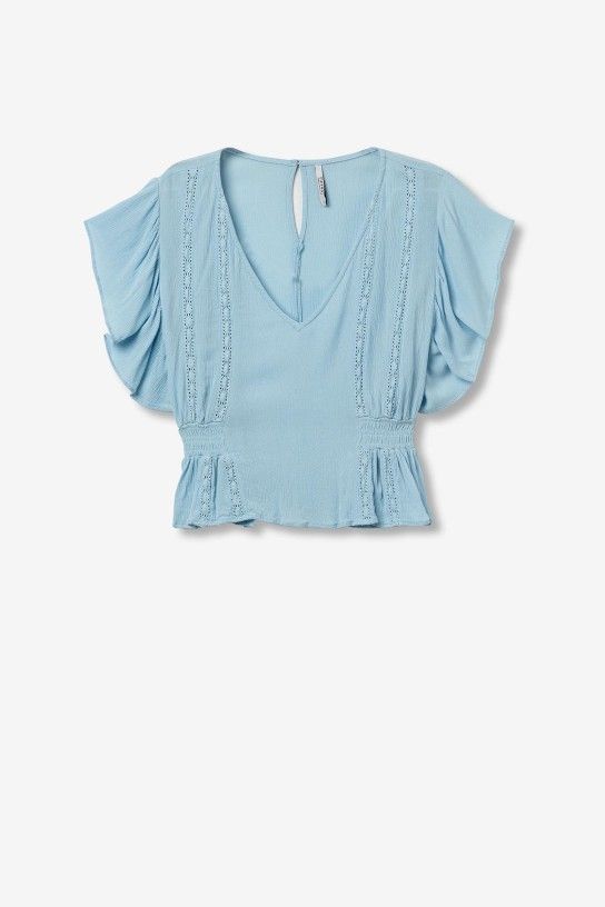 Blusa azul Bardana