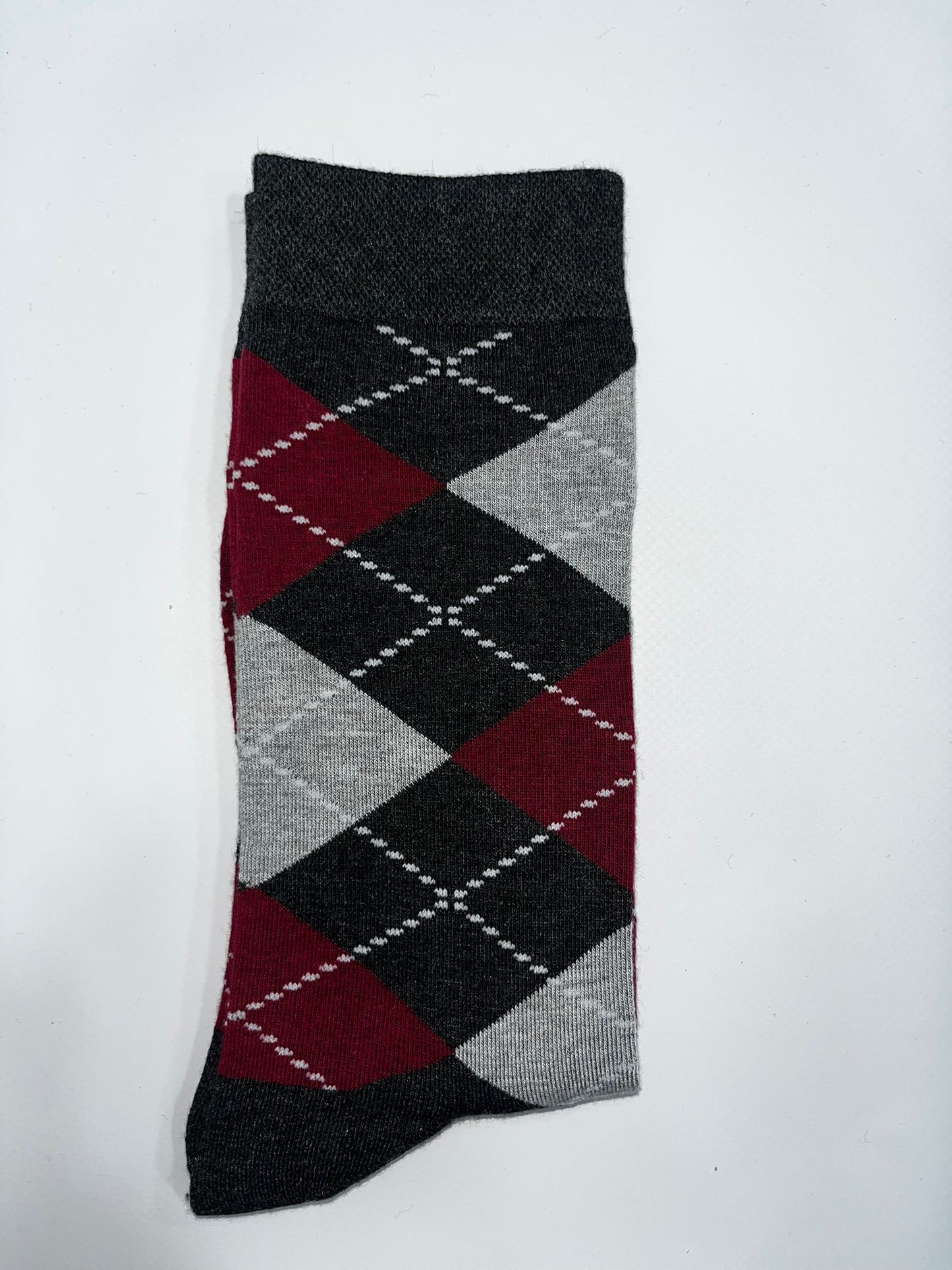 Calcetines Cuadros gris