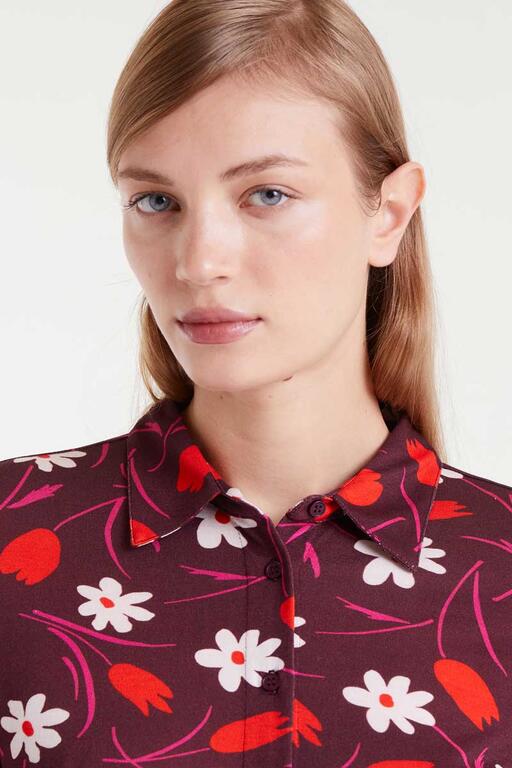 Camisa estampada Tulip