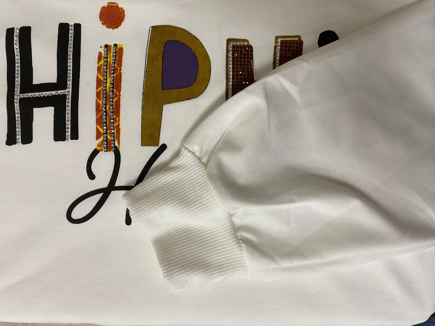Sudadera blanca Hip