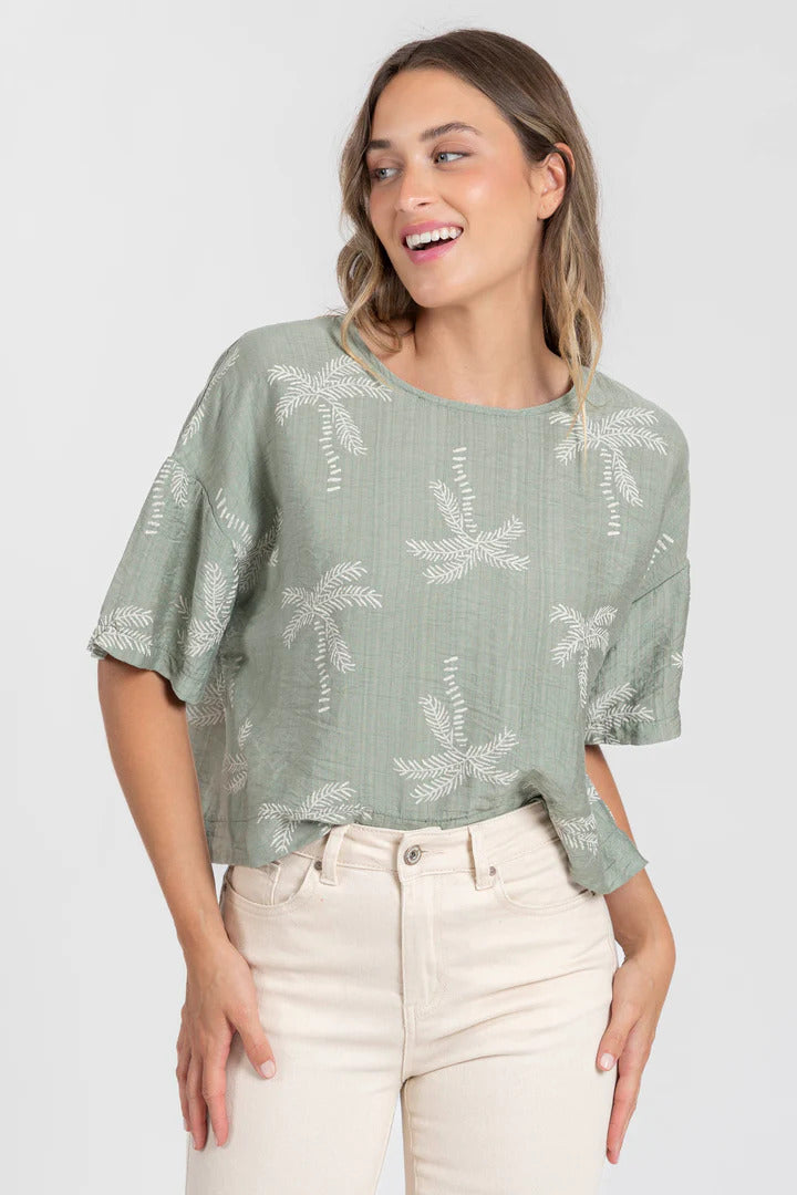 Blusa estampada Palm