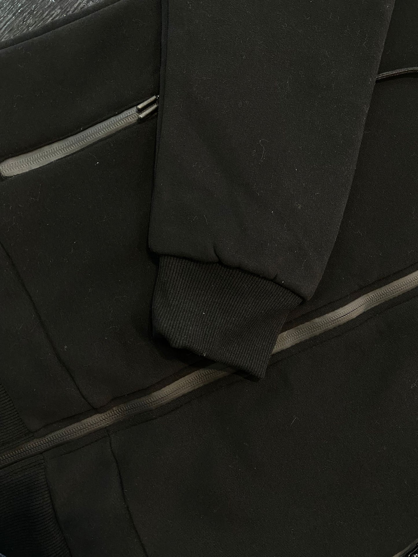 Sudadera abierta negra Stan