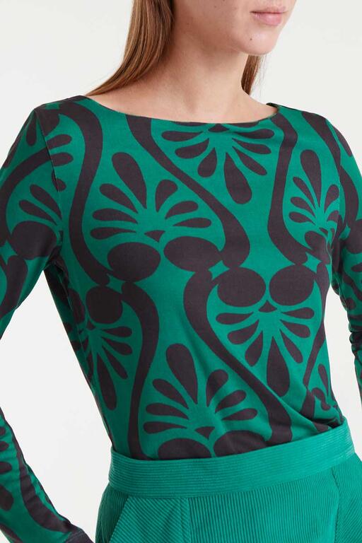 Top estampado Baroque