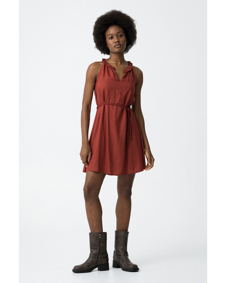 Vestido cuello halter Cora