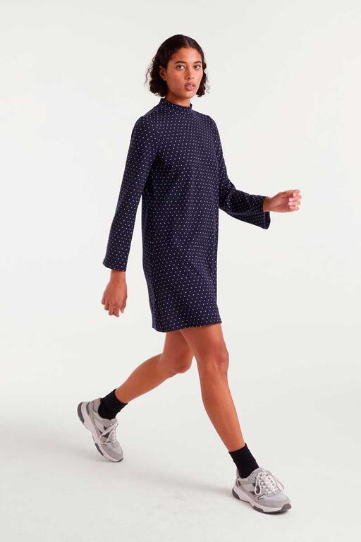 Vestido jacquard Dots