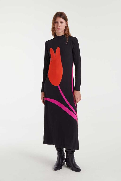 Vestido largo Big Tulip