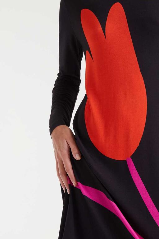 Vestido largo Big Tulip