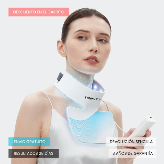 Máscara LED Infrarroja Profesional Cuello y Escote - 850nm Silicona de Grado Médico