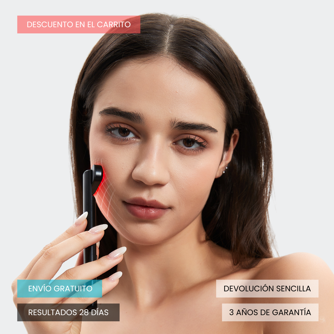 Dispositivo LED Microvibración y Microcorriente con Terapia de Calor