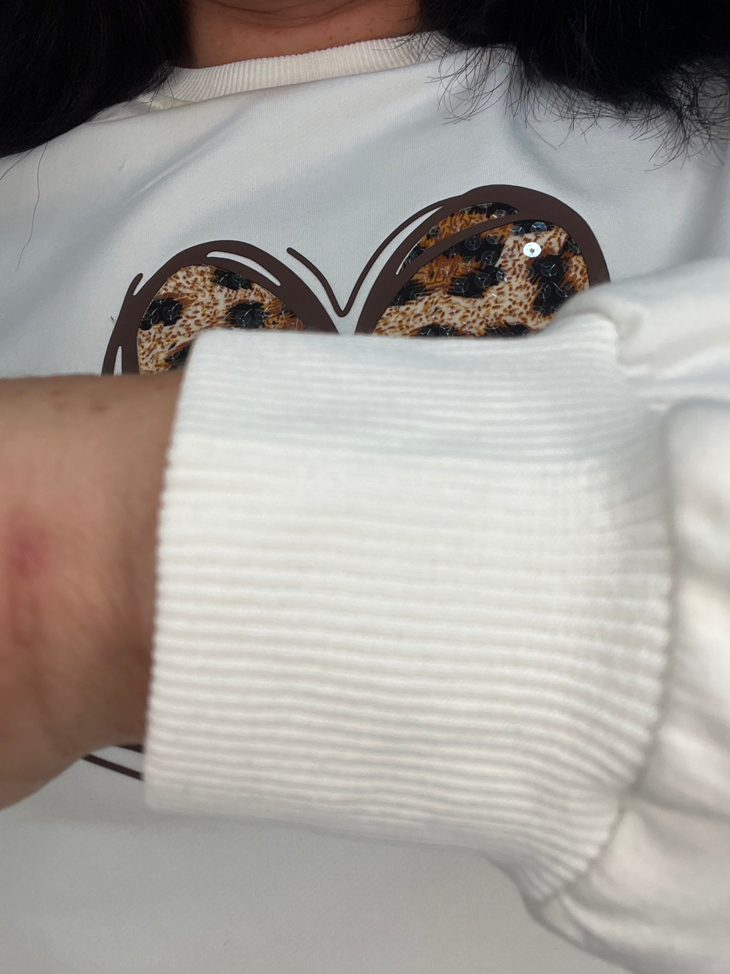 Sudadera blanca Tiger