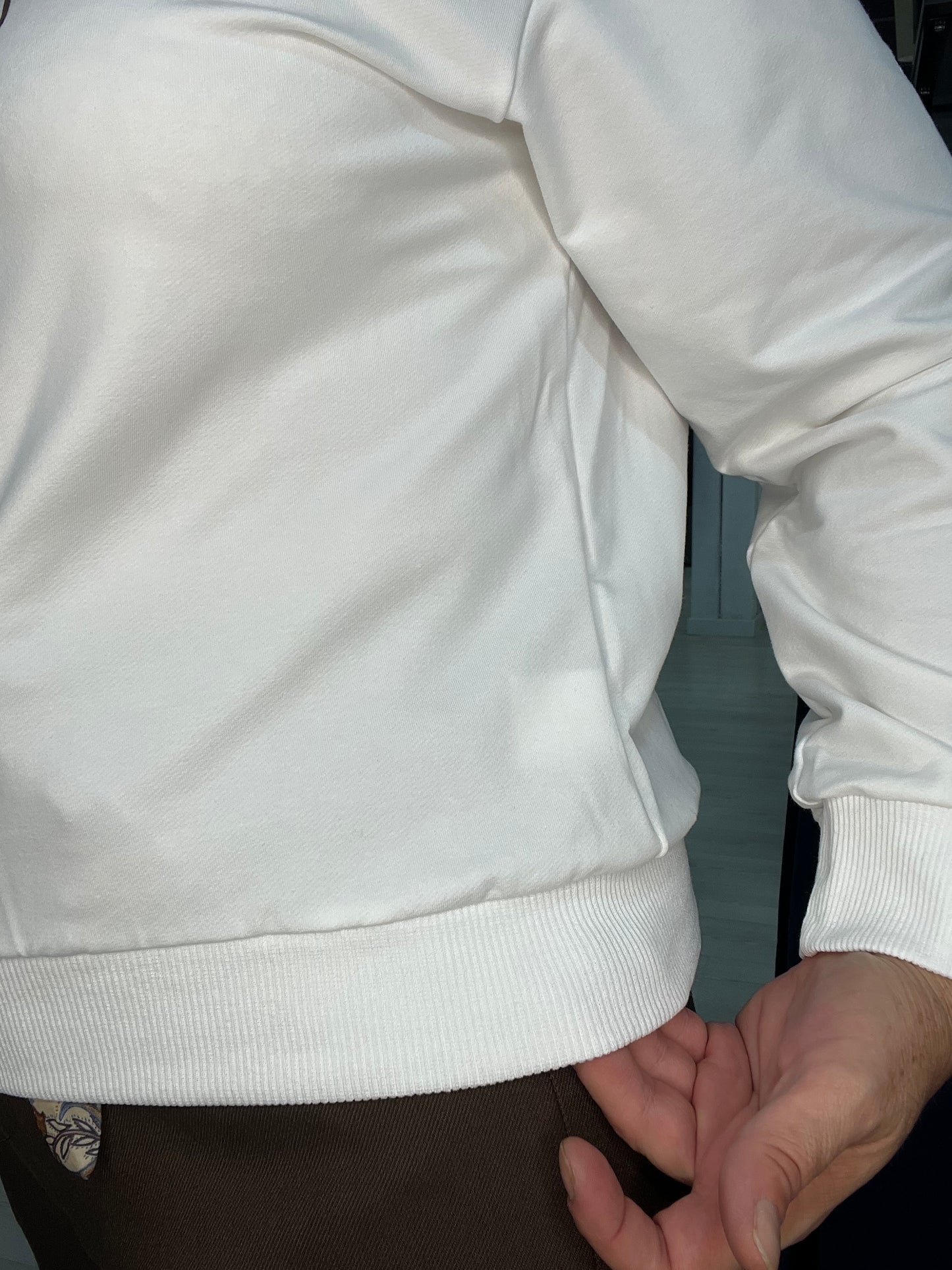 Sudadera blanca Tiger