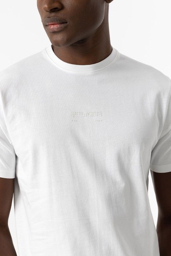 Camiseta básica blanca Clark