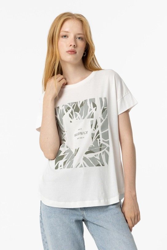 Camiseta blanca Apricot