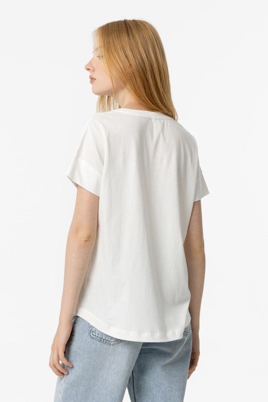 Camiseta blanca Apricot