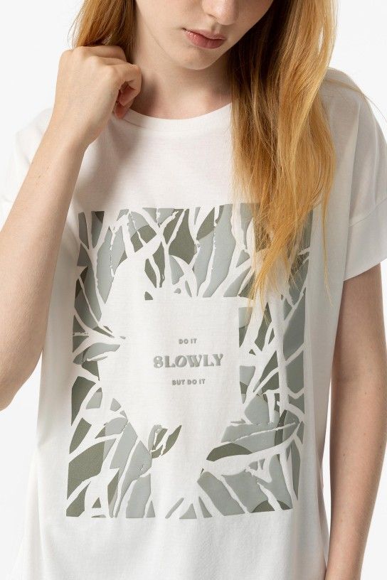 Camiseta blanca Apricot