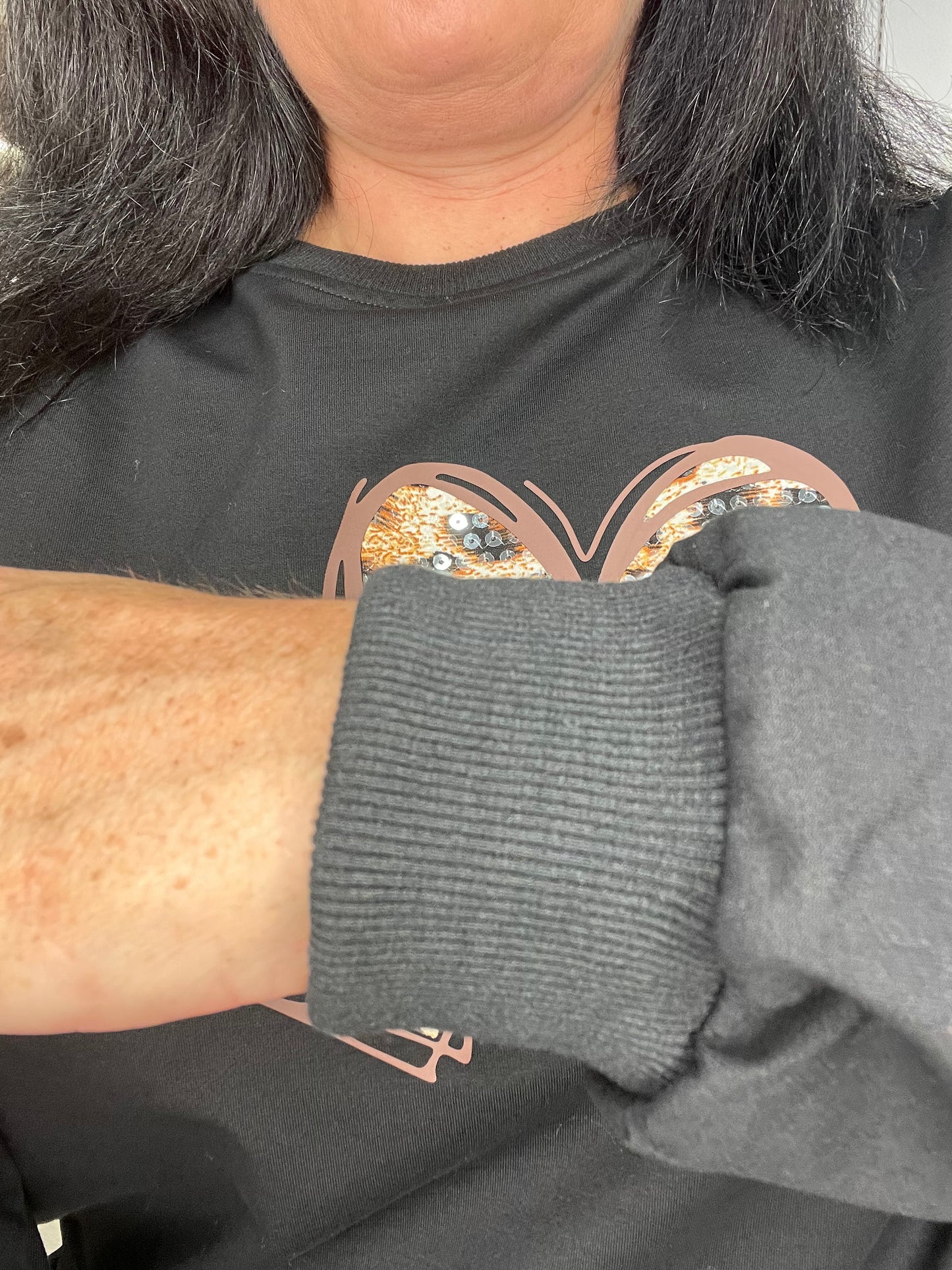 Sudadera negra Tiger