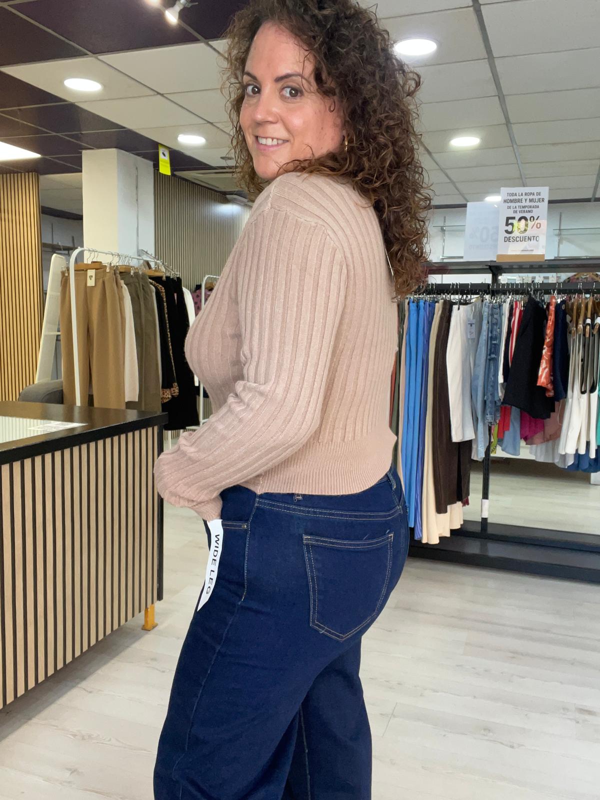 Jersey de nudo camel Mariona