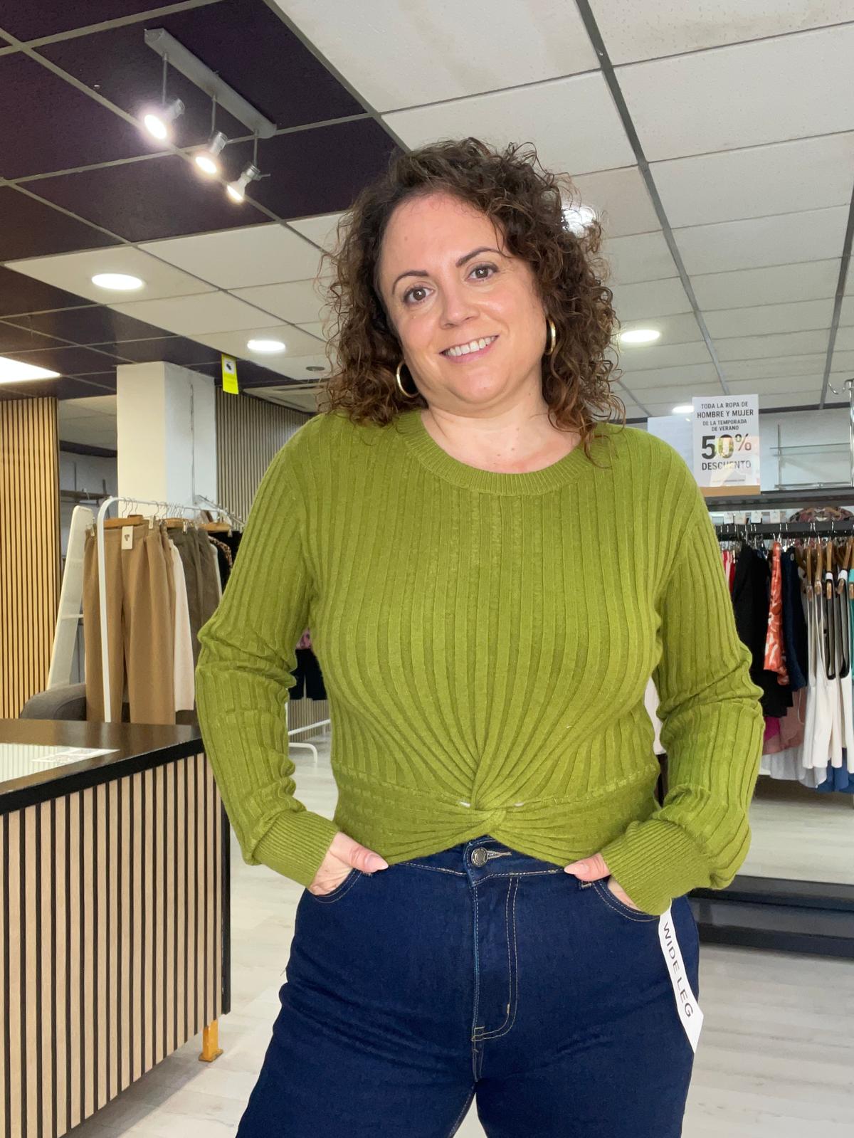 Jersey de nudo verde Mariona