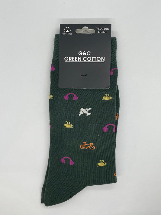 Calcetines verde Libre
