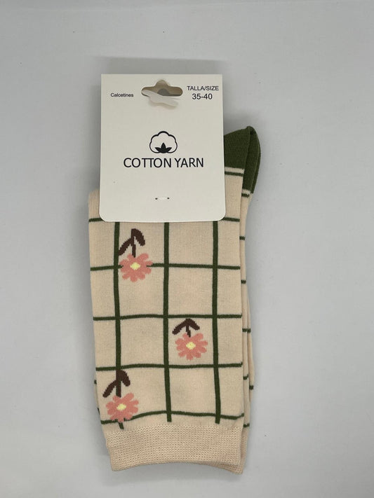 Calcetines cuadros romance