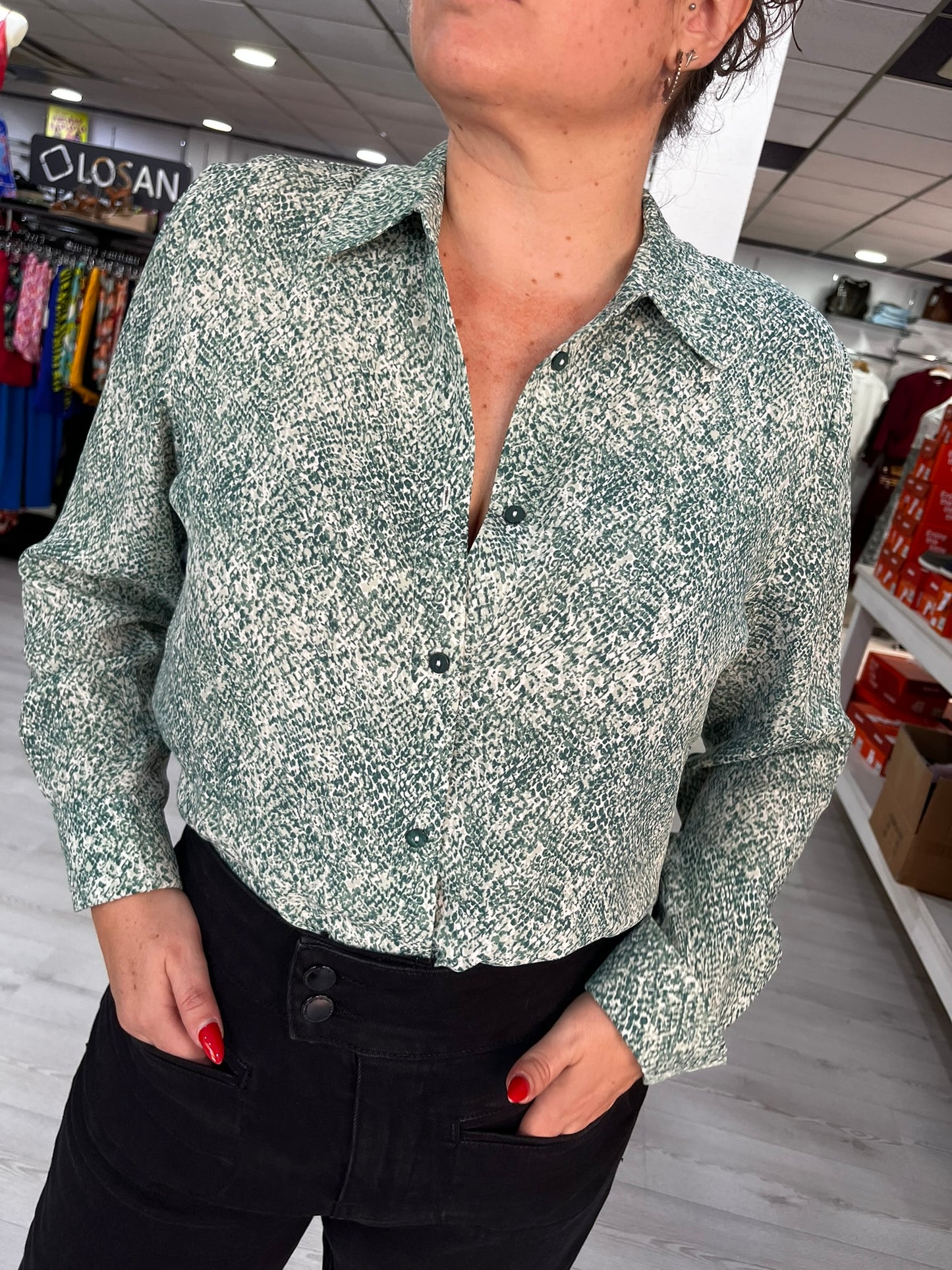 Camisa fluida Paradise