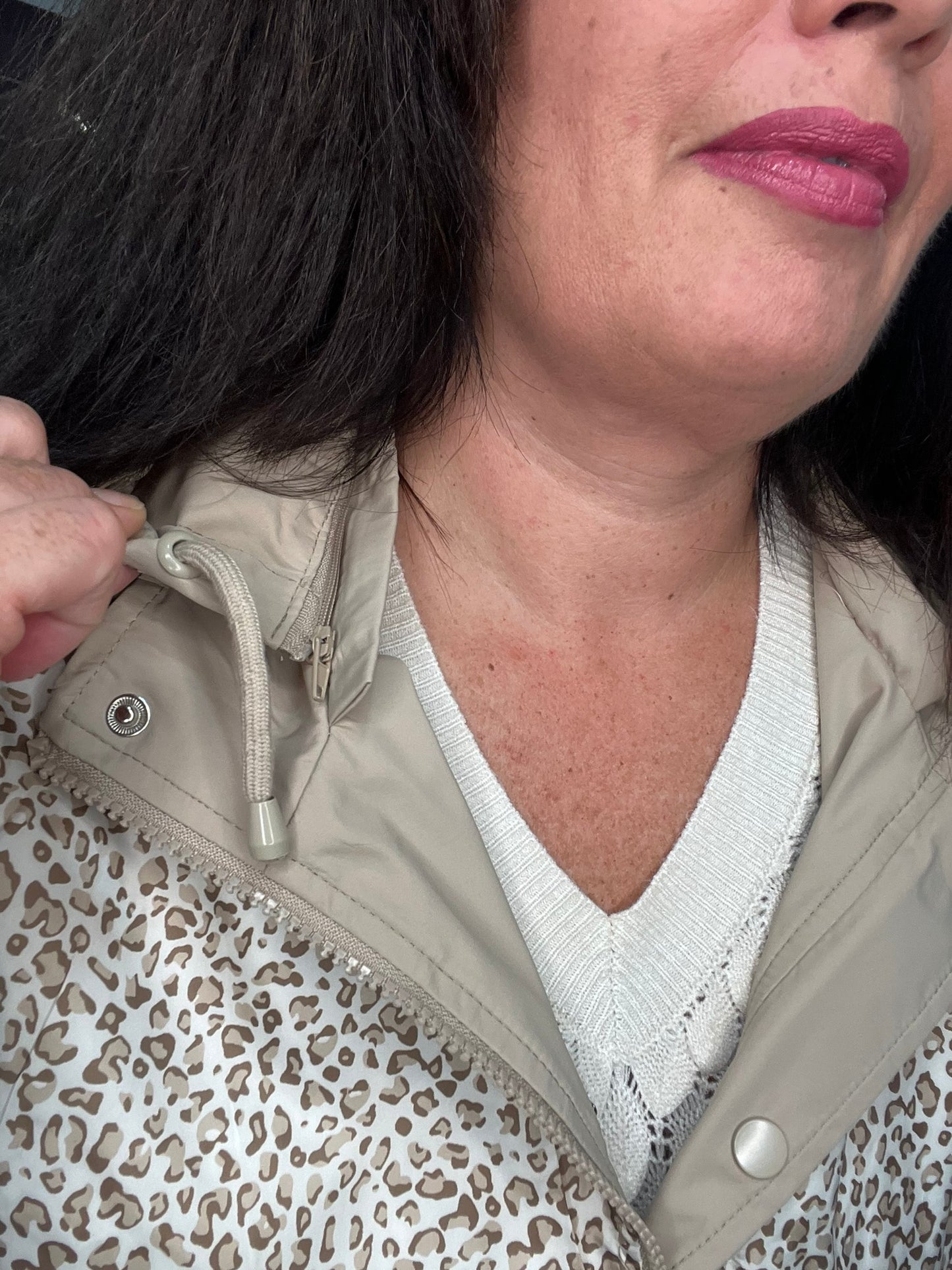 Parka beig reversible Parker