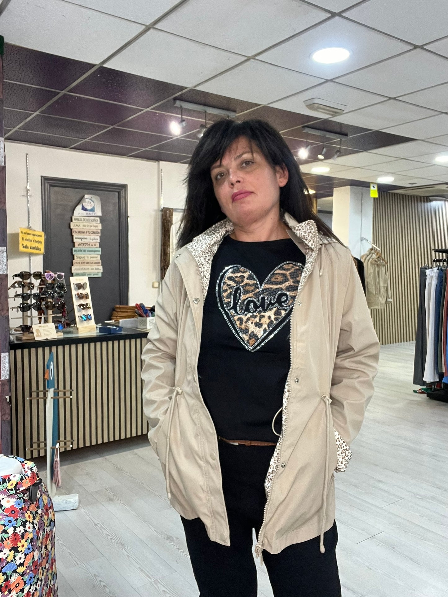 Camiseta negra Tiger