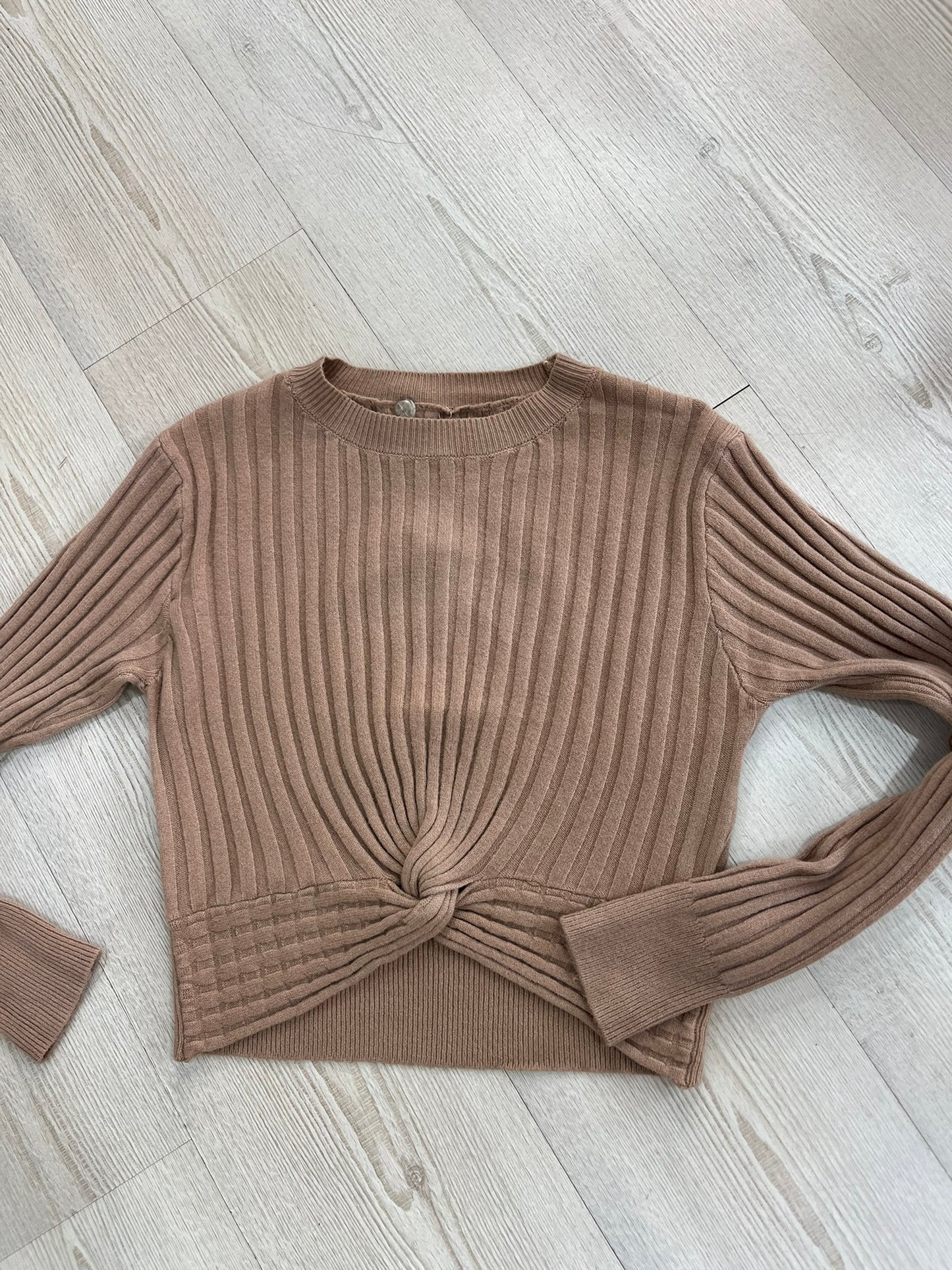 Jersey de nudo camel Mariona