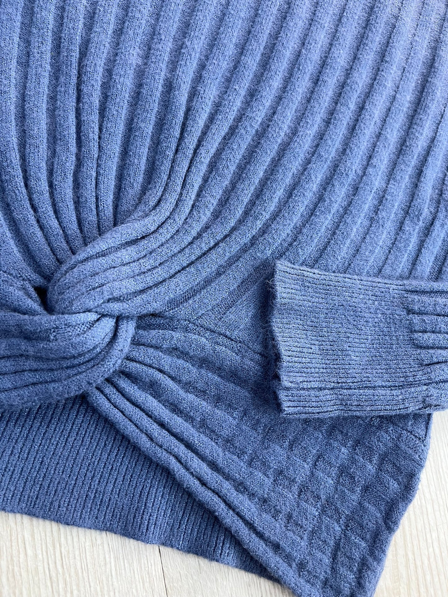 Jersey de nudo azul Mariona