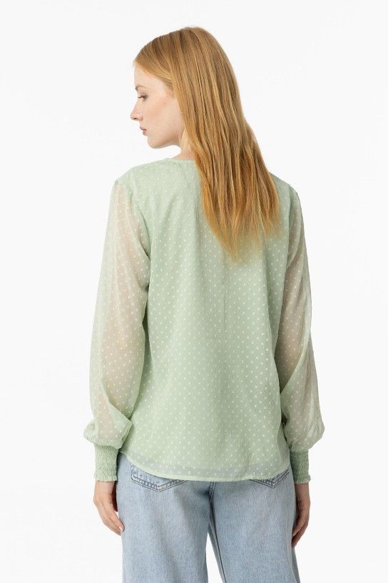 Blusa plumeti verde Lua