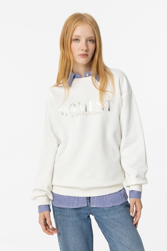 Sudadera blanca Oceanic