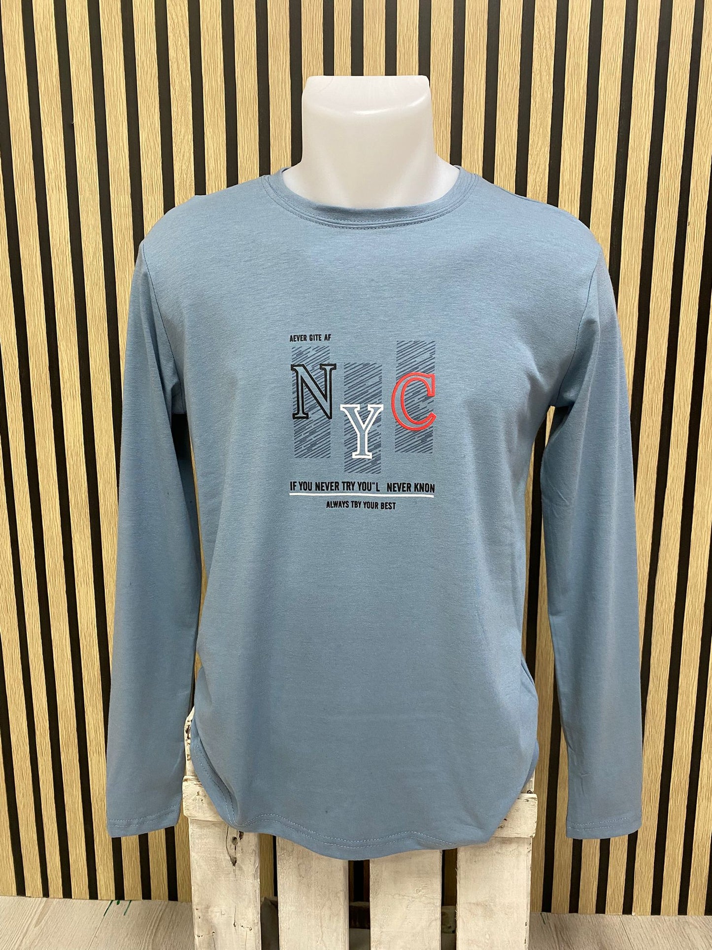 Camiseta azul Totel